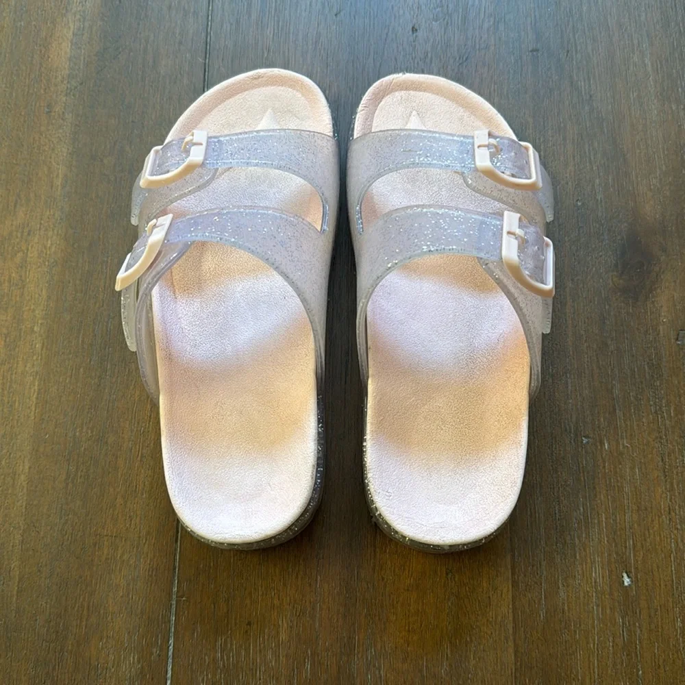 Size 2/3 Juicy Couture slippers and generic pink slides